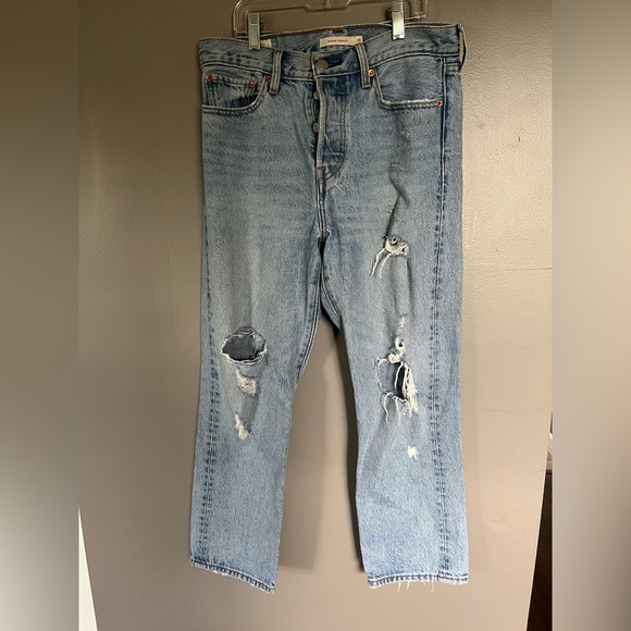 Levi's Denim - Levi’s Wedgie Straight Blue Jeans